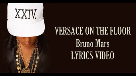 bruno mars vers versace|versace bruno mars lyrics.